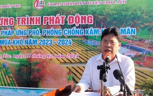 Hội Nông dân tỉnh Bến Tre phát động nông dân phòng chống hạn mặn trong mùa khô 2023 – 2024
