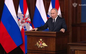 Ông Putin họp với toàn thể tướng lĩnh Bộ Quốc phòng Nga về mục tiêu cuộc chiến Ukraine