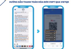VNPT Cà Mau - hướng dẫn thanh toán hóa đơn điện thoại, wifi, truyền hình và các dịch vụ CNTT VNPT bằng cách quét QR