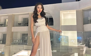 Hoa hậu Bảo Ngọc xinh đẹp, quyến rũ khi &quot;tiếp lửa&quot; cho Á hậu Ngọc Hằng tại Miss Intercontinental 2023