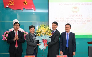 Ninh Bình: Gặp mặt Đoàn đại biểu dự Đại hội Hội Nông dân Việt Nam lần thứ VIII