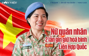 Nữ quân nhân 2 lần gìn giữ hòa bình Liên Hợp Quốc: 