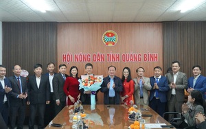 Tỉnh ủy Quảng Bình gặp đoàn đại biểu dự Đại hội Hội Nông dân Việt Nam lần thứ VIII