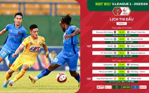 Lịch phát sóng trực tiếp vòng 7 V.League 2023/2024: “Đất Thủ” mở hội