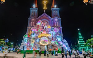 Nhà thờ Giáo Xứ Xuân Dục ở Nam Định đẹp như phim dịp giáng sinh