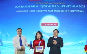 Thẻ Lộc Việt Agribank đạt Top 50 Sản phẩm – Dịch vụ Tin Dùng Việt Nam 2023