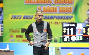 Giải Billiards Carom 3 băng HBSF: Trần Quyết Chiến và Bao Phương Vinh bất ngờ bị loại