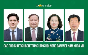 Chân dung các Phó Chủ tịch BCH Trung ương Hội Nông dân Việt Nam khoá VIII