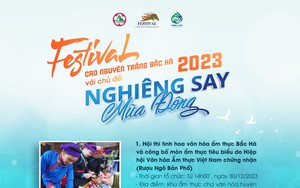 Festival Cao nguyên trắng Bắc Hà "Nghiêng say mùa đông" diễn ra vào 30/12