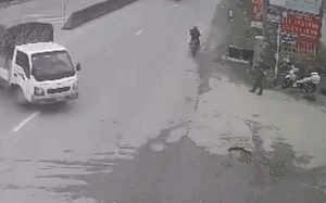 Clip NÓNG 24h: Thiếu tá công an gặp tai nạn giao thông gãy xương đùi tại Thanh Hóa
