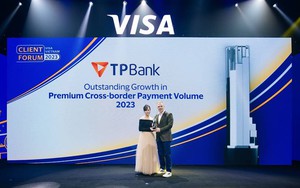 TPBank dẫn đầu tăng trưởng doanh số giao dịch thẻ Visa năm 2023