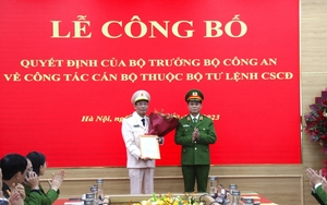 Phó Giám đốc Công an tỉnh Nam Định được bổ nhiệm làm Phó Tư lệnh CSCĐ, Bộ Công an