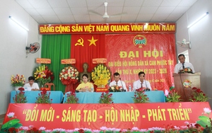 Hội Nông dân cơ sở đầu tiên ở huyện Cam Lâm của tỉnh Khánh Hòa tổ chức Đại hội đại biểu