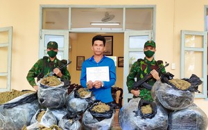 Bộ đội Biên phòng An Giang bắt giữ vụ vận chuyển 57kg cần sa khô qua biên giới