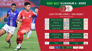 Lịch phát sóng trực tiếp vòng 1 V.League 2023: Háo hức chờ hiện tượng Nam Định