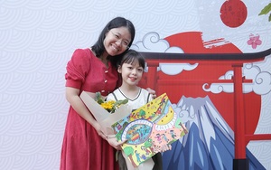 Cô bé lớp 4 đạt giải Nhất cuộc thi vẽ tranh từng khiến bố mẹ tốn nhiều tiền để sơn lại tường