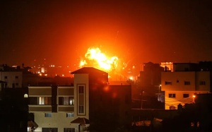 Israel nã loạt tên lửa vào dải Gaza