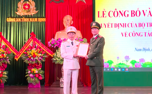 Bổ nhiệm Phó Giám đốc Công an tỉnh Nam Định