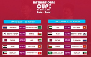 Lịch thi đấu của U23 Việt Nam tại Doha Cup 2023