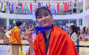 Nữ VĐV Taekwondo Nguyễn Thị Kim Hà đoạt HCV tại Philippines
