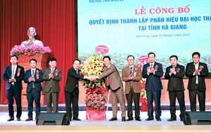 Công bố quyết định thành lập Phân hiệu Đại học Thái Nguyên tại tỉnh Hà Giang