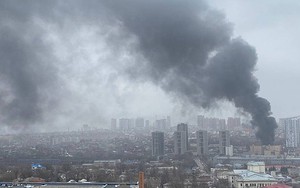 Nóng: Cháy nổ lớn ở tòa nhà FSB của Nga ở Rostov-on-Don