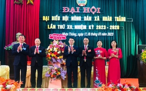Bắc Ninh: Tổ chức thành công Đại hội Hội Nông dân xã Nhân Thắng của huyện Gia Bình