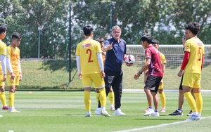 U23 Việt Nam trở lại luyện tập sau trận thua U23 Iraq