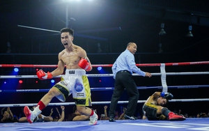 Hạ tay đấm Thái Lan chỉ sau 98 giây, Nguyễn Ngọc Hải giành đai vô địch WBA Nam Á