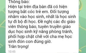 Nhiều trường Hà Nội thông báo khẩn hiện tượng bắt cóc trẻ em, chiêu lừa mới "con mua đồ chưa trả tiền"