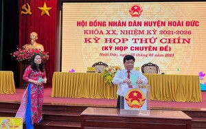 Ông Hồ Trung Nghĩa được bầu làm Phó Chủ tịch HĐND huyện Hoài Đức