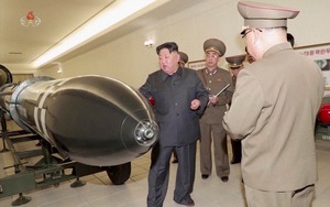 Hình ảnh ông Kim Jong Un thị sát Viện vũ khí, nơi sản xuất đầu đạn hạt nhân uy lực hơn