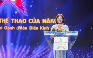 "Nữ hoàng điền kinh" Nguyễn Thị Oanh được vinh danh Gương mặt thể thao của năm