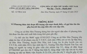 Long An: Phụ huynh lớp 5 nhận tin báo con bị tai nạn chấn thương sọ não từ kẻ giả mạo cô giáo