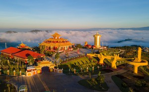 Lâm Đồng khánh thành đại bảo tháp dát vàng lớn nhất thế giới 