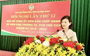 Bà Đỗ Thị Hoài Thu được bầu giữ chức Phó Chủ tịch Hội Nông dân tỉnh Quảng Bình