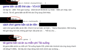 Gần 170 trang web giáo dục tại Việt Nam bị cài nội dung liên quan đến cá độ, cờ bạc