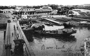Bến Ninh Hải bên dòng sông Cấm thuộc Hải Dương xưa trở thành cảng Hải Phòng sầm uất thời Pháp thuộc