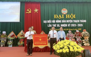 Đại hội Hội Nông dân huyện Thạch Thành, ông Nguyễn Hồng Vân được bầu tái đắc cử chức Chủ tịch