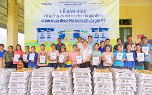 Thanh Hóa: Tập đoàn Mavin phối hợp World Vision Việt Nam hỗ trợ sinh kế, giúp người dân thoát nghèo