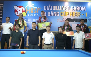 Đánh bại huyền thoại Lý Thế Vinh, Đào Văn Ly vô địch Giải billiards carom 3 băng Cúp HBSF 2023 