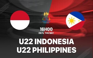 Link xem trực tiếp U22 Indonesia vs U22 Philippines (16h00, bảng A)