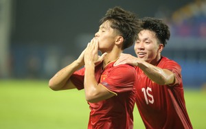 Ảnh: Chiến thắng 2-0 rất quan trọng của U22 Việt Nam trước U22 Lào