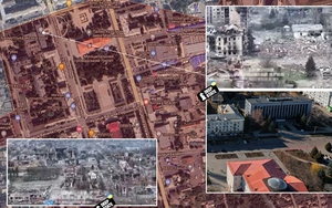 Chiến trường Bakhmut: Ukraine 'bóc phốt' về tòa nhà nơi ông trùm lính đánh thuê Wagner cắm cờ Nga