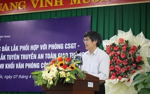 PC Đắk Lắk: Tổ chức tuyên truyền An toàn giao thông cho CBCNV 