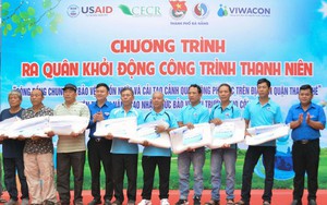  Tuổi trẻ Đà Nẵng ra quân khởi động công trình cộng đồng chung tay bảo vệ nguồn nước, cảnh quan môi trường
