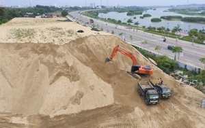 Quảng Ngãi: Đề nghị chuyển “núi” cát dư 125.000m3 cho 3 công trình do Công ty Gia Hưng trúng thầu