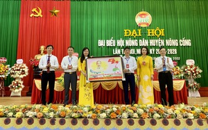 Đại hội đại biểu Hội Nông dân huyện Nông Cống, bà Trần Thị Huế tái cử Chủ tịch