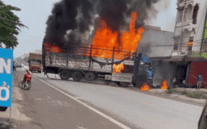 Clip NÓNG 24h: Ô tô tải cháy nghi ngút, tài xế vẫn dũng cảm cho xe lao ra khỏi nơi đông người