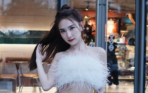 Hot tiktoker xinh đẹp sang Campuchia "tiếp lửa" U22 Việt Nam